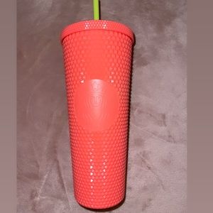 Starbucks 2022 Bling Studded Dragon Fruit 24oz Tumbler NEW